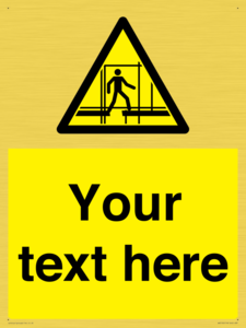 Custom Scaffold Incomplete Sign